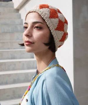 Nepalese Cotton Knit Beret