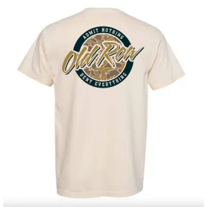 Old row 80s camo ivory tee