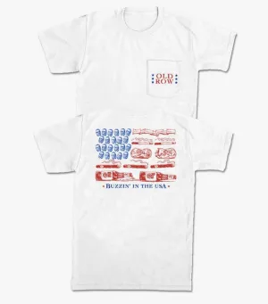 Old row buzz in??in the USA tee