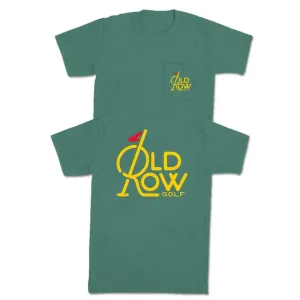 OLD ROW GOLF PIN POCKET TEE