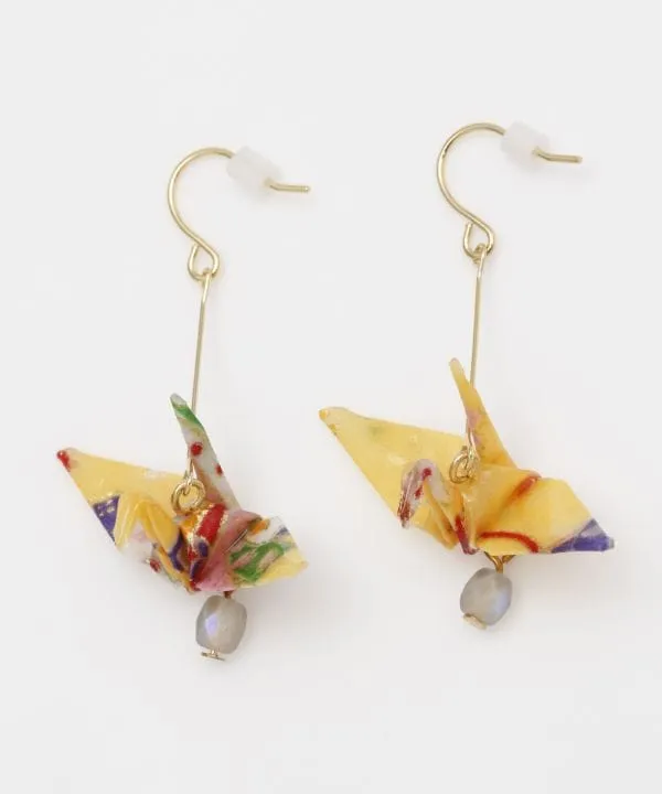 Origami Crane Earrings