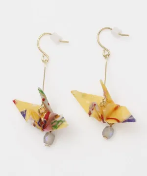 Origami Crane Earrings