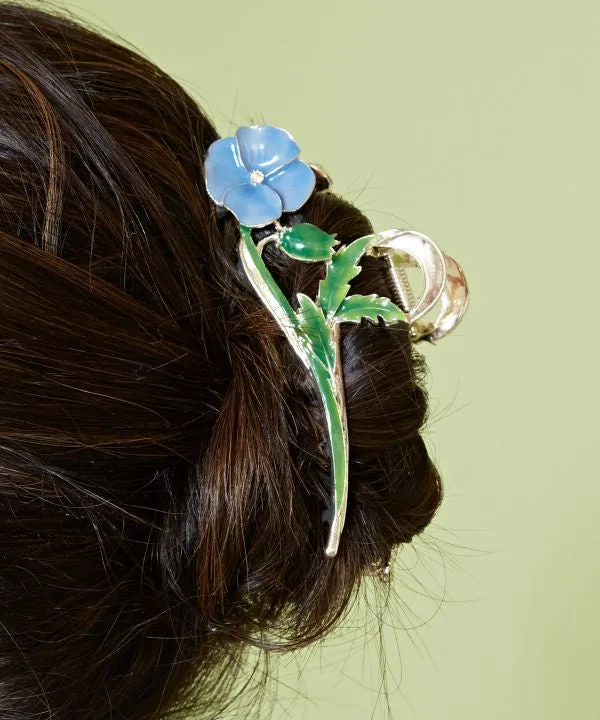 Poppy Blooming Hair Clip