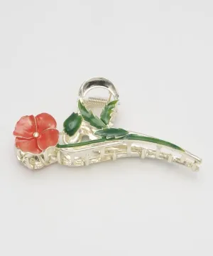 Poppy Blooming Hair Clip