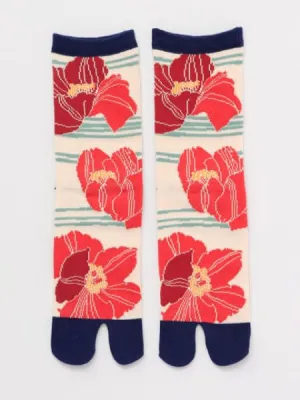 Poppy TABI Socks 23??25cm
