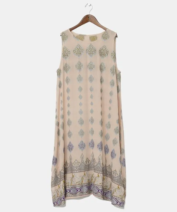 Rayon Crepe Sleeveless Dress