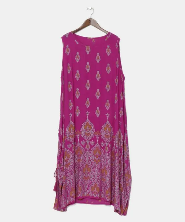 Rayon Crepe Sleeveless Dress