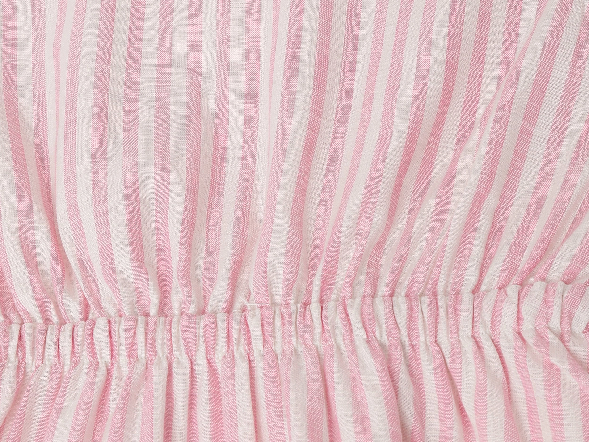Regular Fit Round Neck Striped Dresses