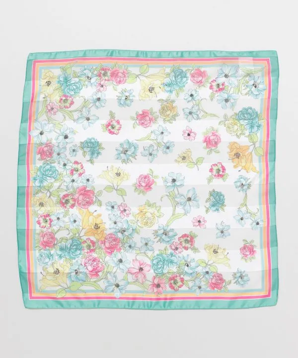 Retro Like Floral Scarf