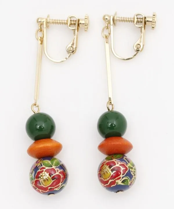 Retro Modern Clip Earrings