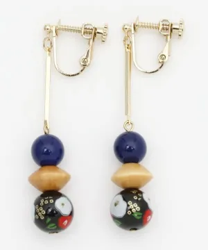 Retro Modern Clip Earrings