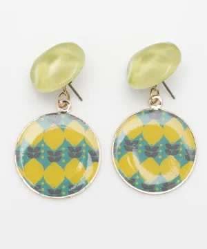 Retro Modern Round Earrings