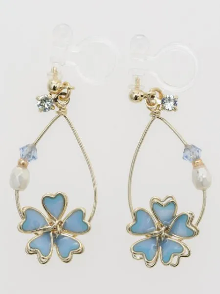 SAKURA Clip Earrings