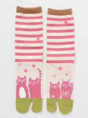 SAKURA NEKO TABI Socks 23??25cm