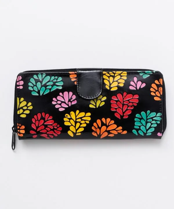 SANTINI Leather Long Wallet
