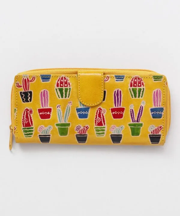SANTINI Leather Long Wallet