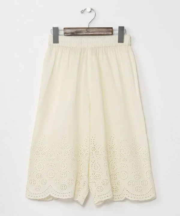 Schiffli Embroidery Shorts