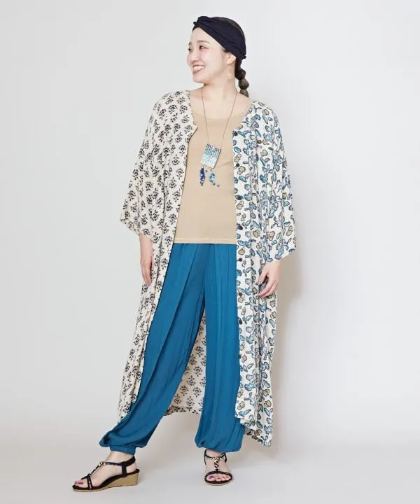 Silk Road Block Print Shirt Dress