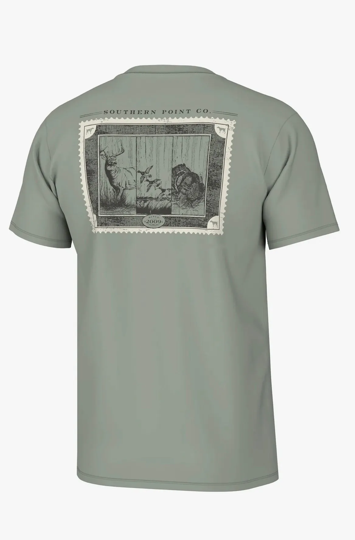 Southern point co WILD LIFE STAMP SHORT SLEEVE TEE