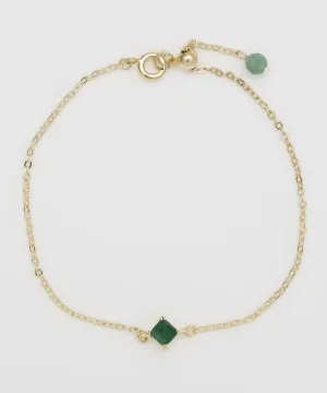 Square Cut Aventurine Bracelet