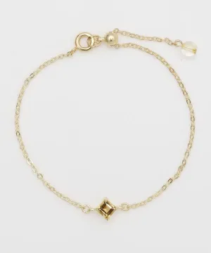 Square Cut Citrine Bracelet