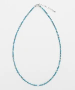 Square Shape Apatite Beads Necklace