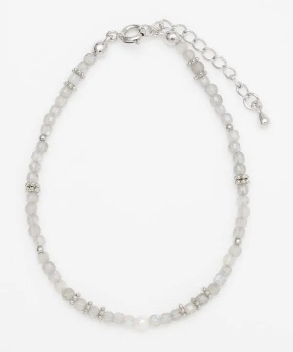 Square Shape Labradorite Beads Bracelet