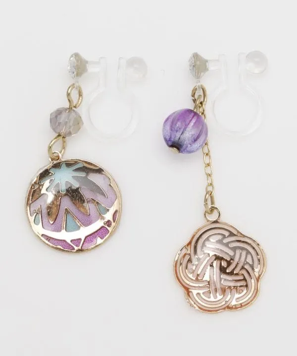 SUKASHI - Openwork Clip Earrings