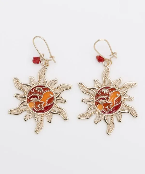 Sun Moon Earrings