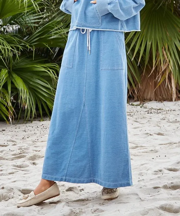 SURF??Palms Brushed Skirt