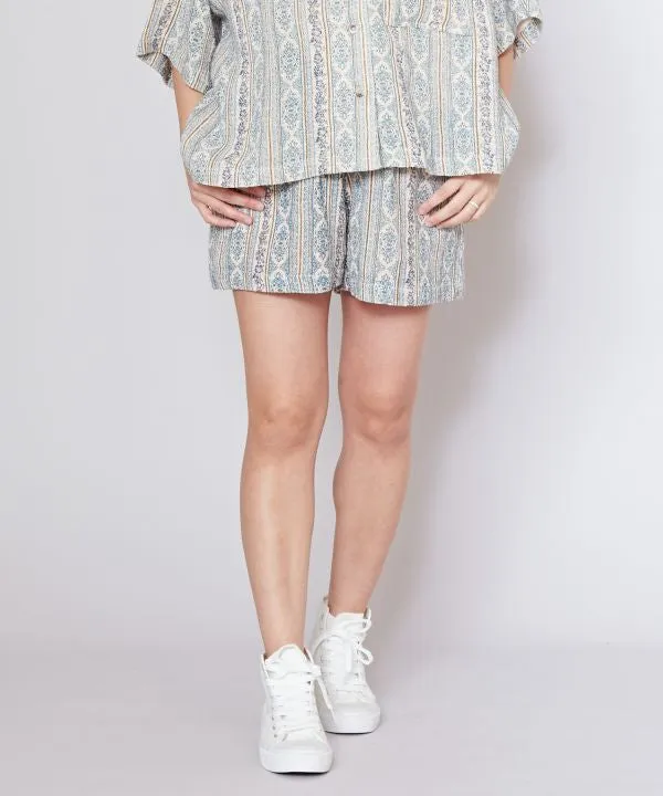 SURF??Palms Cotton Rayon Shorts
