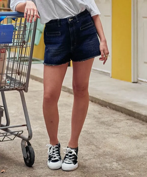 SURF??Palms Denim Shorts
