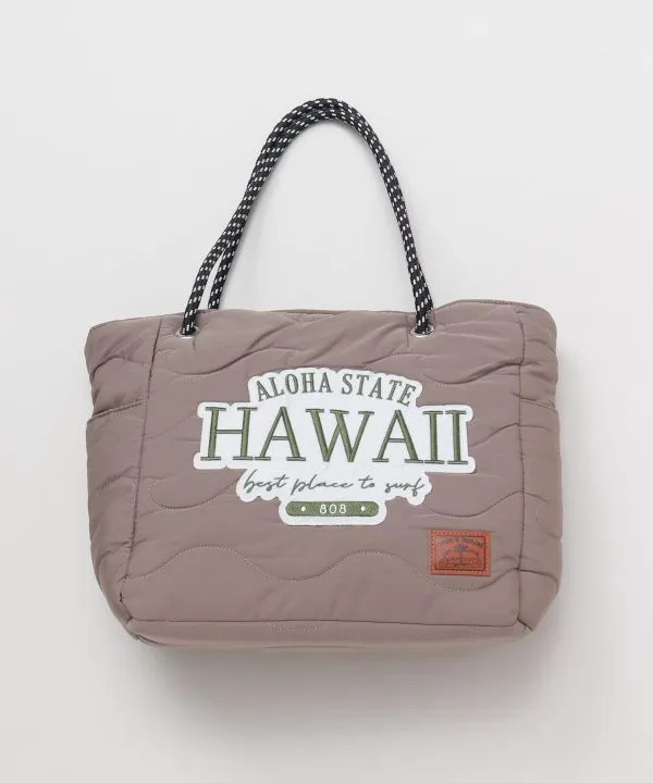 SURF??Palms Quilted Handbag