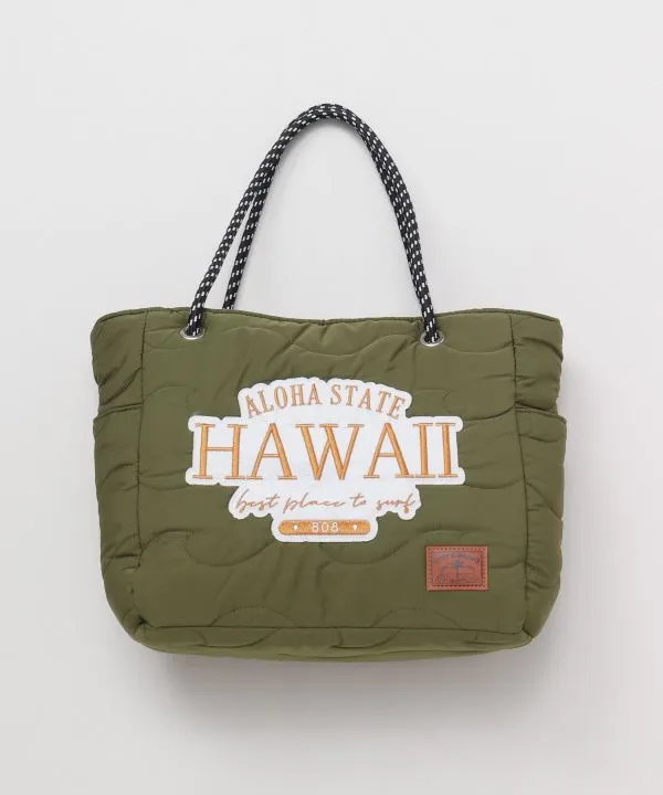 SURF??Palms Quilted Handbag