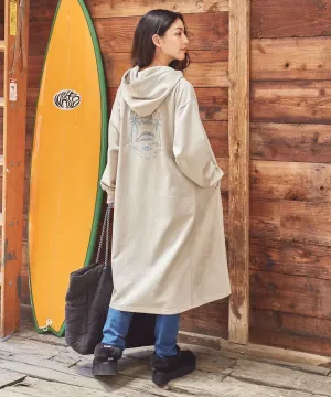 SURF??Palms Soft Suede Hoodie Dress
