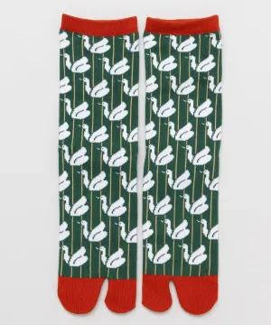 TABI Socks - Swan Retro 23-25cm
