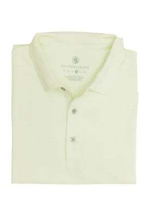 Tensaw Stripe Polo: Lime: Southern Proper