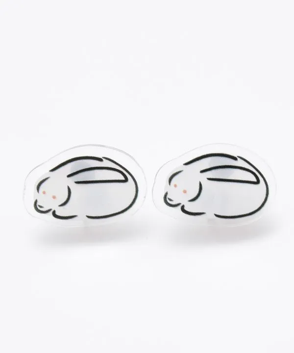 UKIYOE Animal Clip Earrings