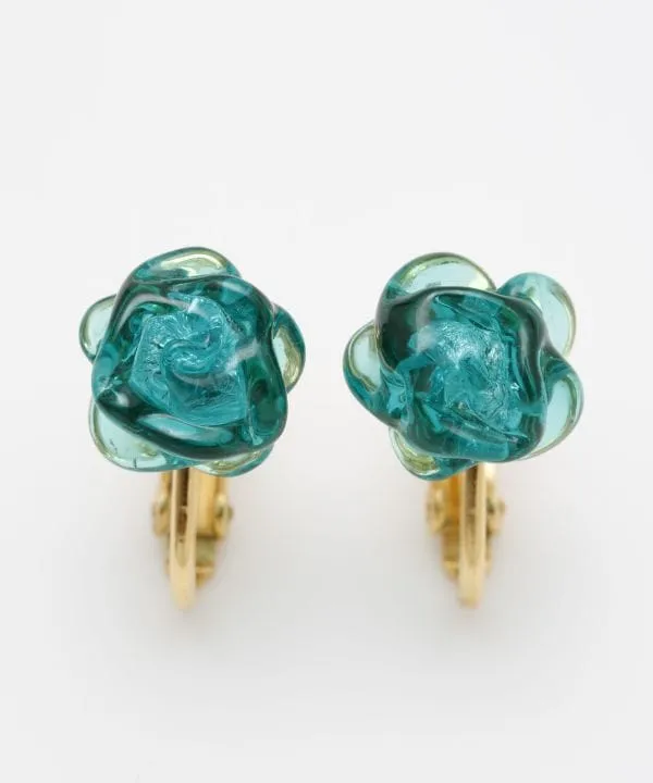 UME Glass Clip Earrings
