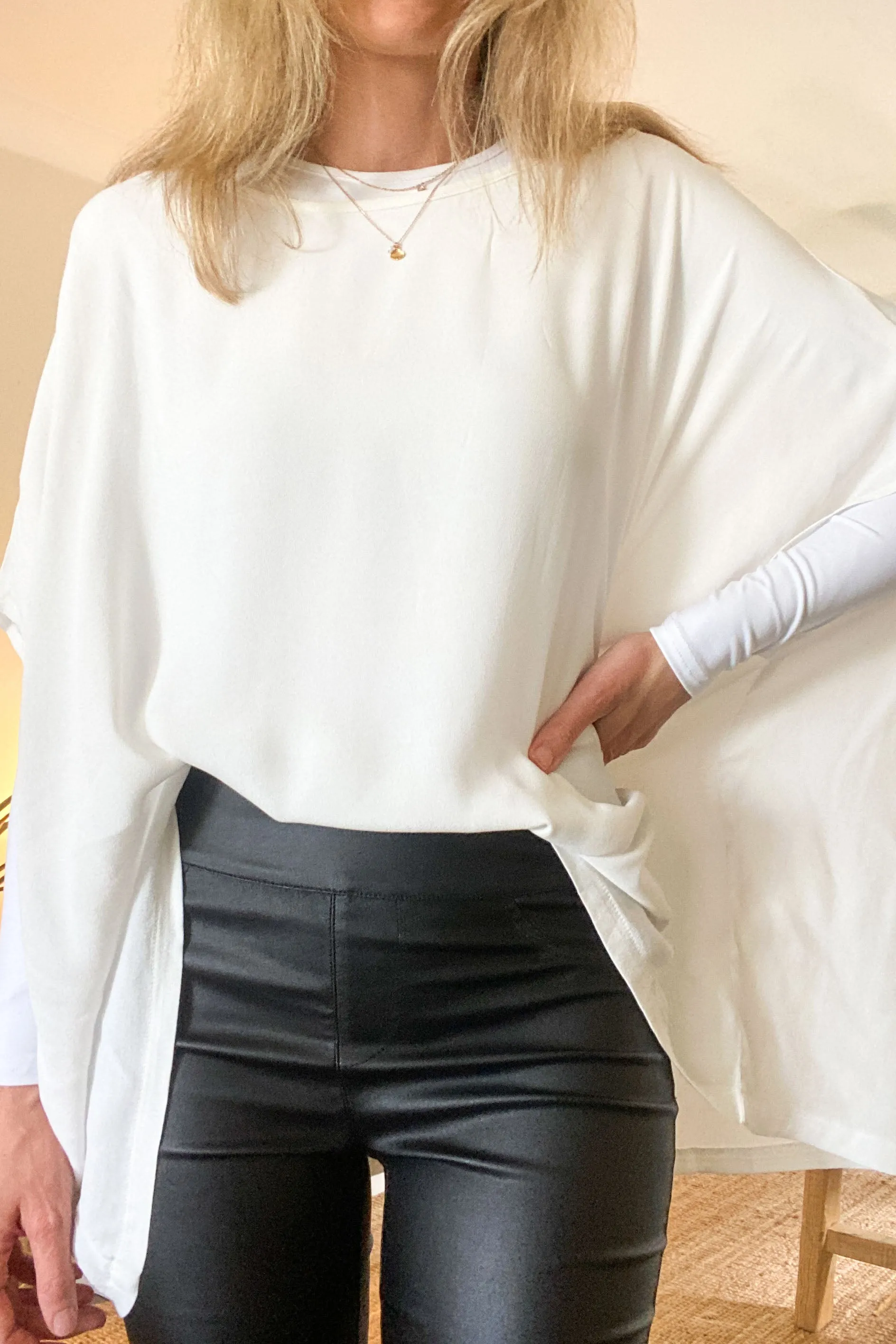 Zara Basic Drape Top